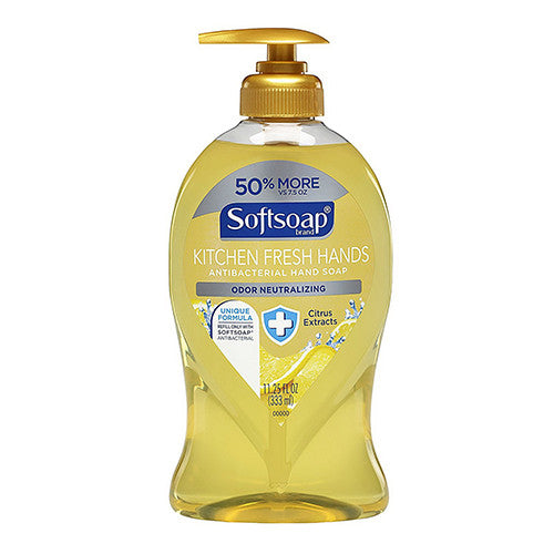 Softsoap Liquid Hand Soap, Antibacterial Kitchen Fresh Hands, 11.25 Oz