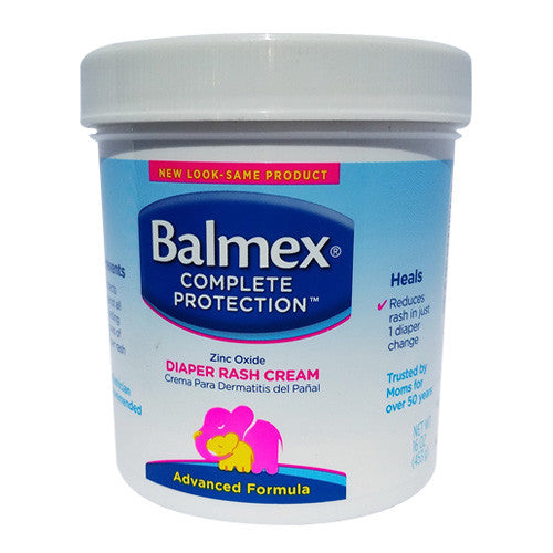 Balmex Complete Zinc Oxide Protection Diaper Rash Cream - 16 Oz