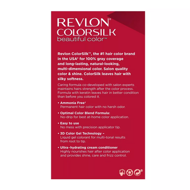 Revlon Beautiful Color Permanent Hair Color, 010 Black, 1.0 Ea