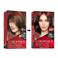 Revlon Colorsilk Beautiful Color Permanent Hair Color, 47 Medium Rich Brown, 1 Ea