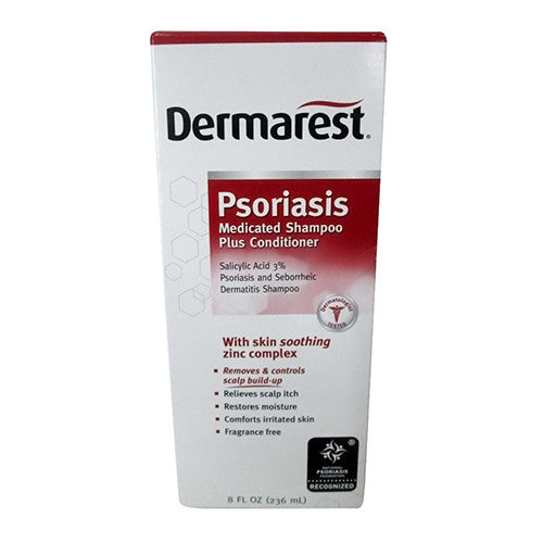 Dermarest Psoriasis Medicated Shampoo Plus Conditioner - 8 Oz
