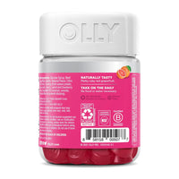 Olly Undeniable Beauty Gummies for Hair, Skin and Nails, Grapefruit Glam, 60 Ea