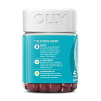 Olly Goodbye Stress Gummy Supplements, Berry Verbena, 42 Ea