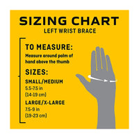 Futuro Deluxe Wrist Stabilizer Left Hand Large-X-Large Tan, 1 Ea