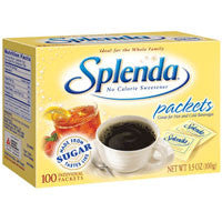 Splenda No Calorie Sweetener Packets For Cooking And Baking - 100 Ea