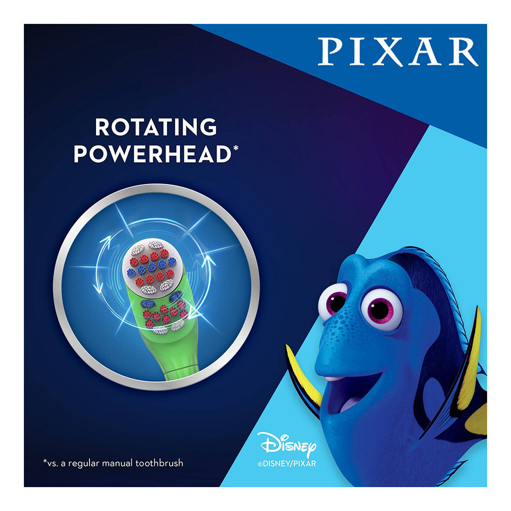 Oral-B Kid's Battery Toothbrush featuring PIXAR favorites Soft Bristles for Kids, Assorted, 1 Ea