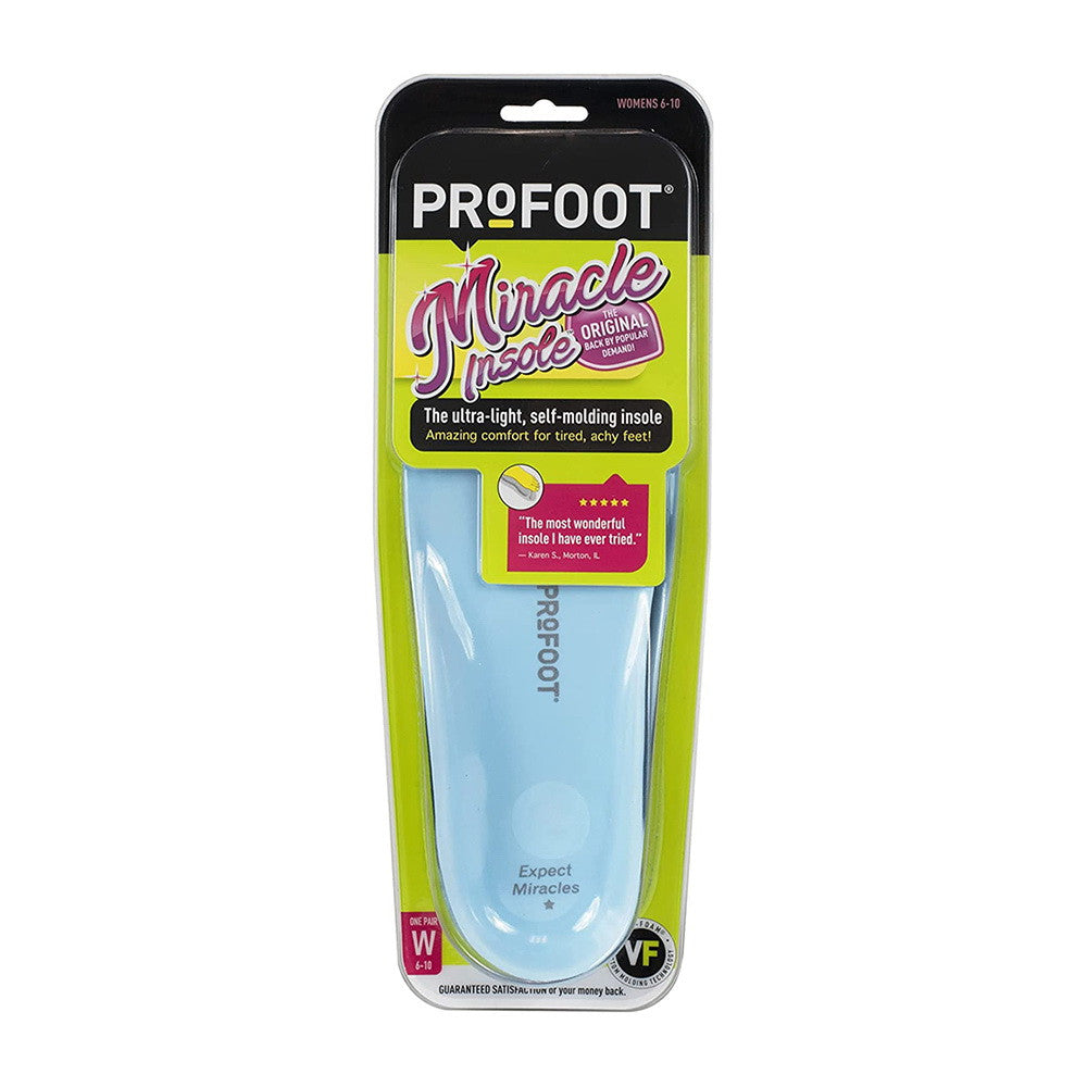 ProFoot Miracle Insoles For Women 6-10, 1 Pair