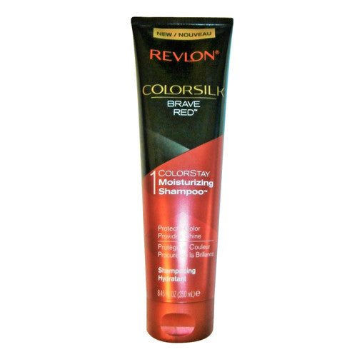 Revlon ColorSilk Brave Red 1 ColorStay Moisturizing Hair Shampoo, 8.45 Oz