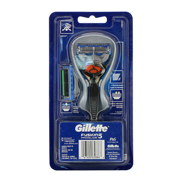 Gillette Fusion 5 ProGlide Mens Razor, Handle and 2 Blade Refills, 1 Ea