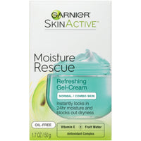 Garnier Nutritioniste Moisture Rescue Oil Free Gel-Cream, Grape Water Extract, 1.7 Oz