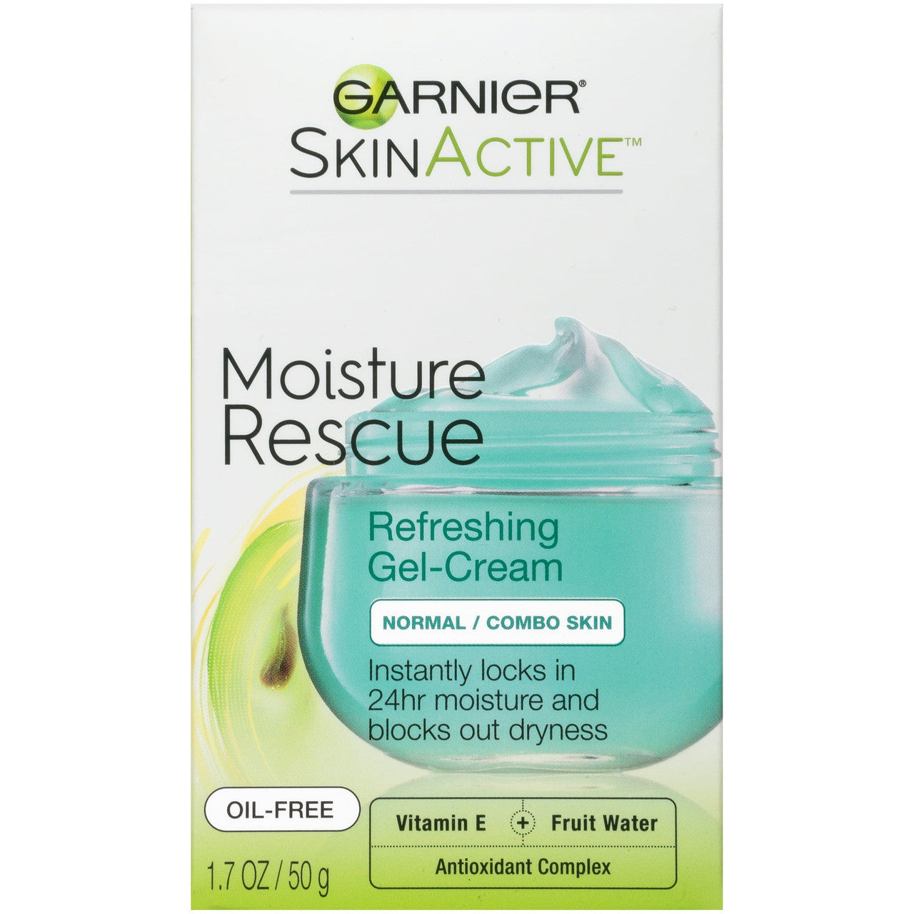 Garnier Nutritioniste Moisture Rescue Oil Free Gel-Cream, Grape Water Extract, 1.7 Oz