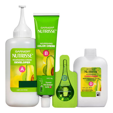 Garnier Nutrisse Herba Shine Hair Color 434, Deep Chestnut Brown - 1 kit