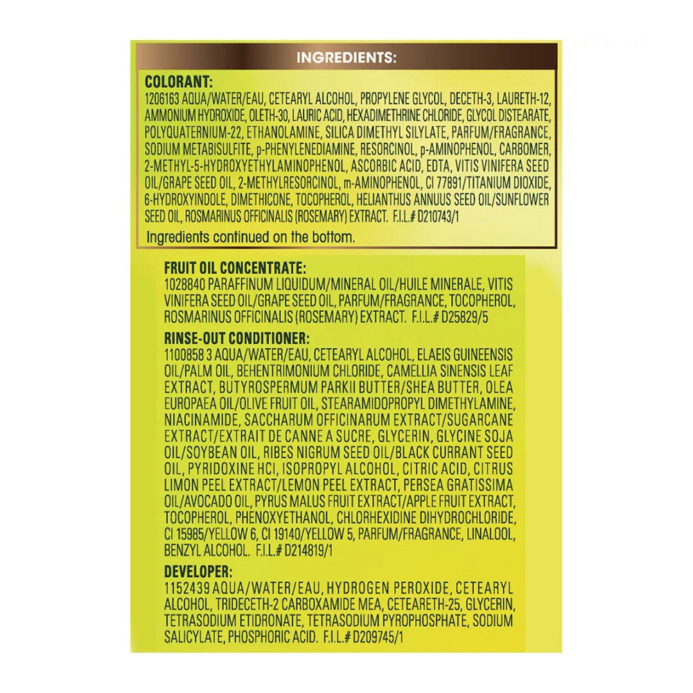 Garnier Nutrisse Herba Shine Hair Color 434, Deep Chestnut Brown - 1 kit