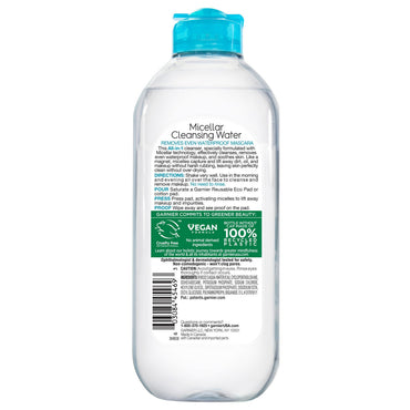 Garnier Skin Active All In 1 Micellar Cleansing Water, Waterproof, 13.5 Oz
