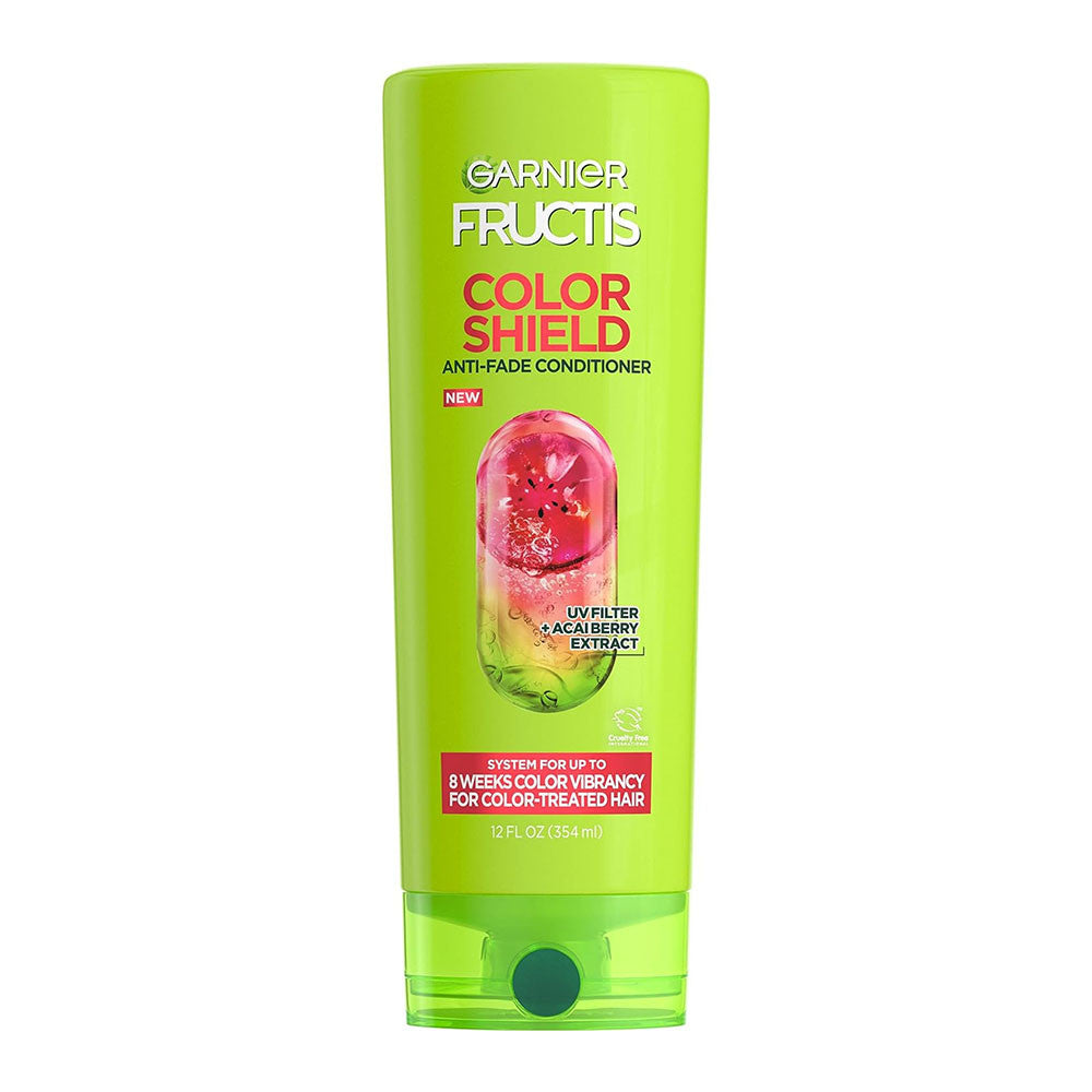 Garnier Fructis Color Shield Anti-Fade Conditioner, Color-Treated Hair, 12 oz
