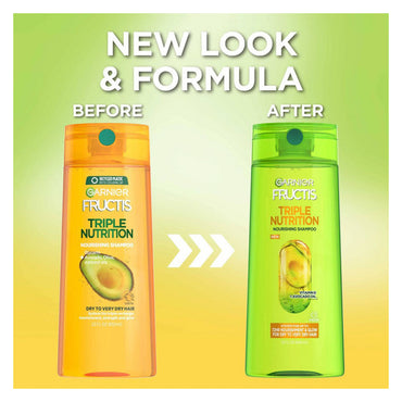 Garnier Fructis Triple Nutrition Shampoo, Dry to Very Dry Hair - 22 Oz