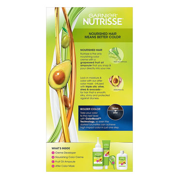 Garnier Nutrisse Creme IN1 Dark Intense Indigo Permanent Hair Color, 1 Ea