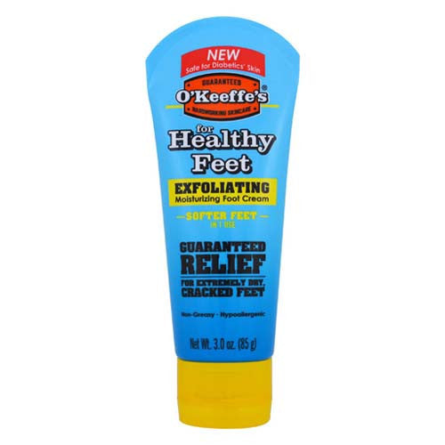 Okeeffes For Healthy Feet Exfoliating Moisturizing Foot Cream, 3 Oz