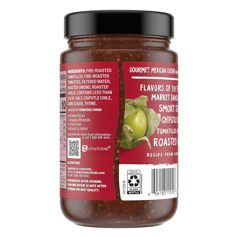 Frontera Chipotle Salsa, Roasted Tomatillo & Garlic, 16 Oz