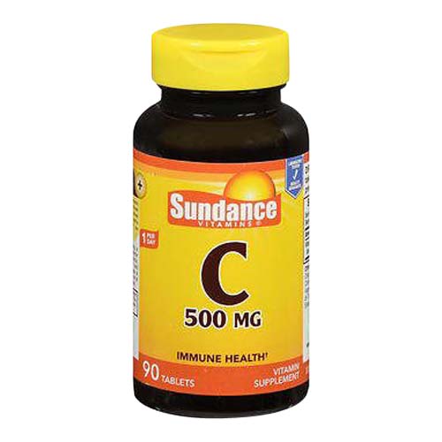Sundance Vitamin C 500 Mg Immune Health Tablets, 90 Ea