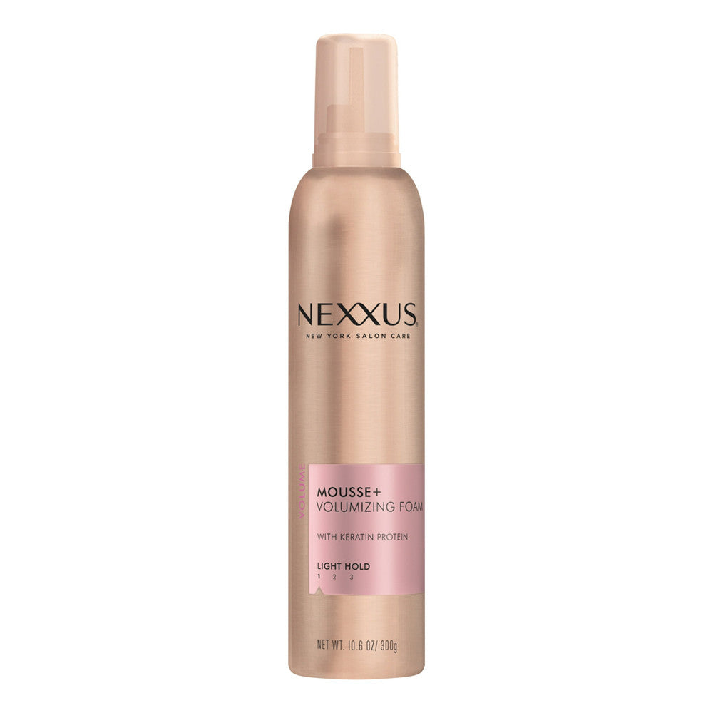 Nexxus Mousse Plus Volumizing Foam Styler Hair, Light Hold, 10.6 Oz