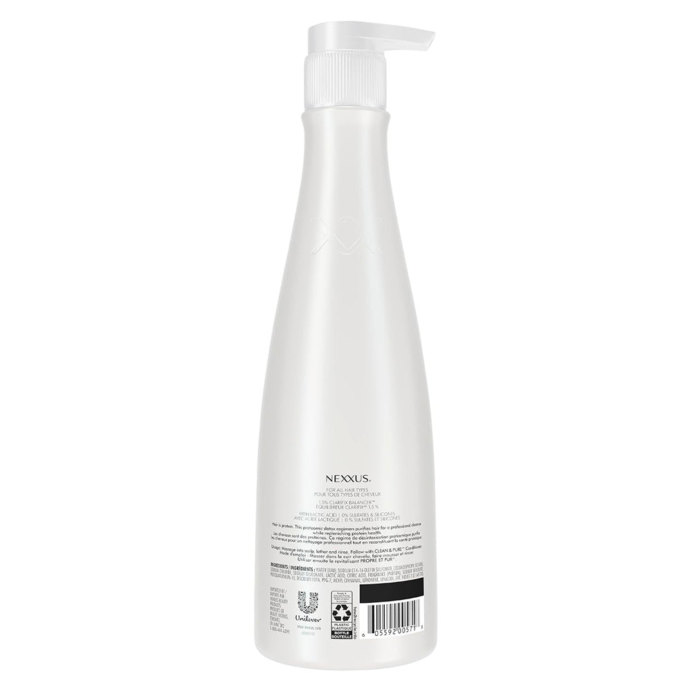 Nexxus Clean and Pure Clarifying Shampoo, With ProteinFusion, 13.5 Oz