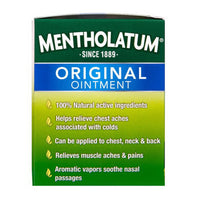Mentholatum Ointment, Topical Analgesic Rub, 3 Oz