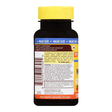 Sundance Ultra Melatonin Fast Dissolve Tablets,180 Ea