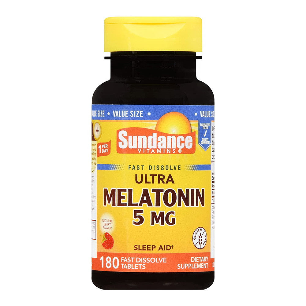 Sundance Ultra Melatonin Fast Dissolve Tablets,180 Ea