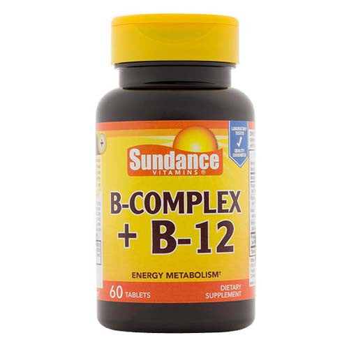 Sundance B Complex Plus B-12 Energy Metabolism Capsules, 60 Ea