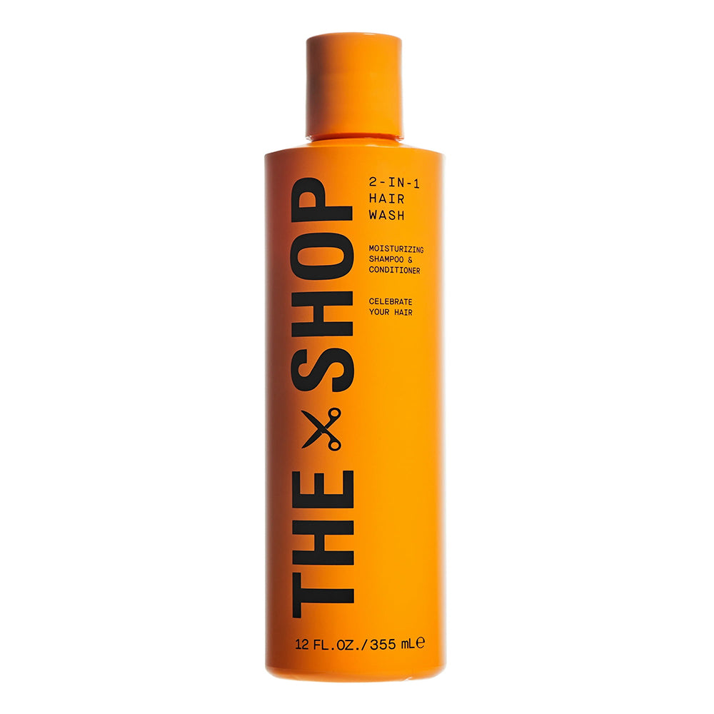 The Shop 2in1 Hair Wash Daily Moisturizing Shampoo and Conditioner for Hair Smoothness and Shine 12Oz (355ml)