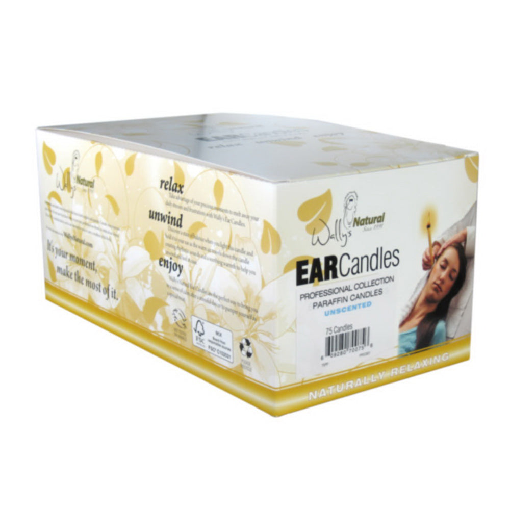 Wallys All-Natural 100% Beeswax Multi-Purpose Hollow Candles, 75 Ea