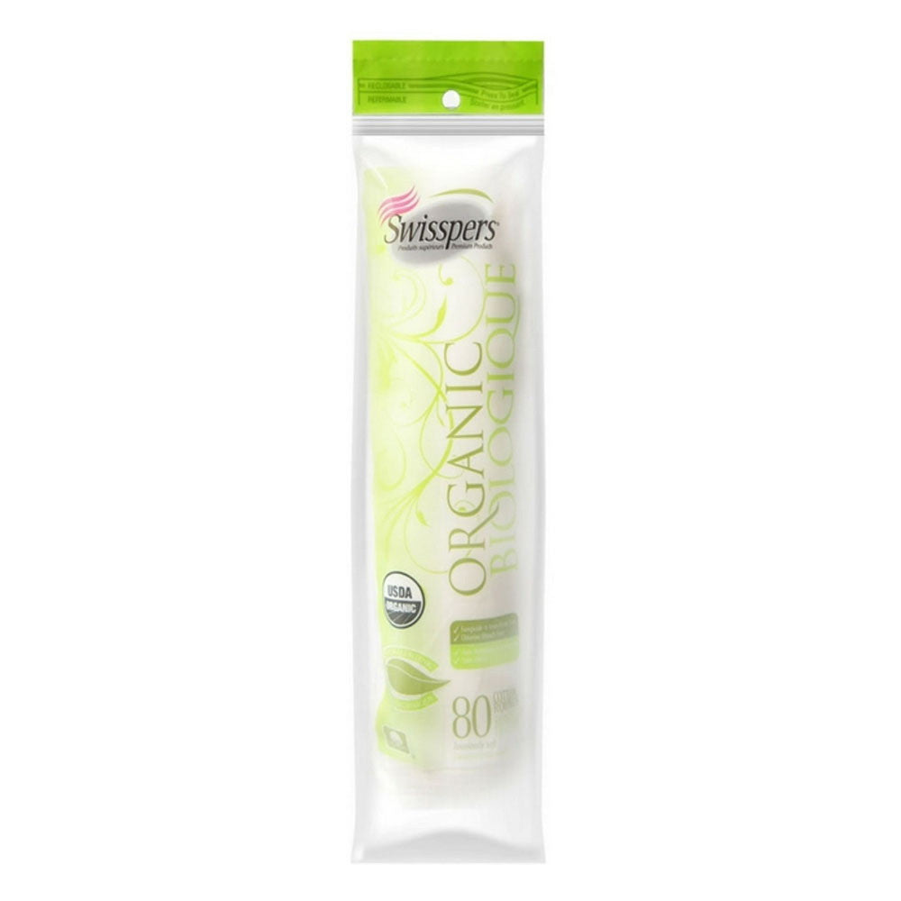 Organic Essentials Organic Cotton Rounds, 80 Ea
