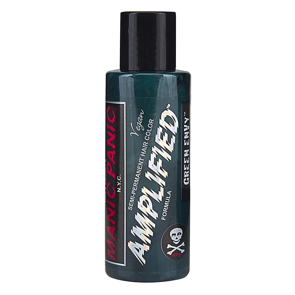 Manic Panic Green Envy Hair Color Amplified Semi Permanent Hair Dye, 1 Ea