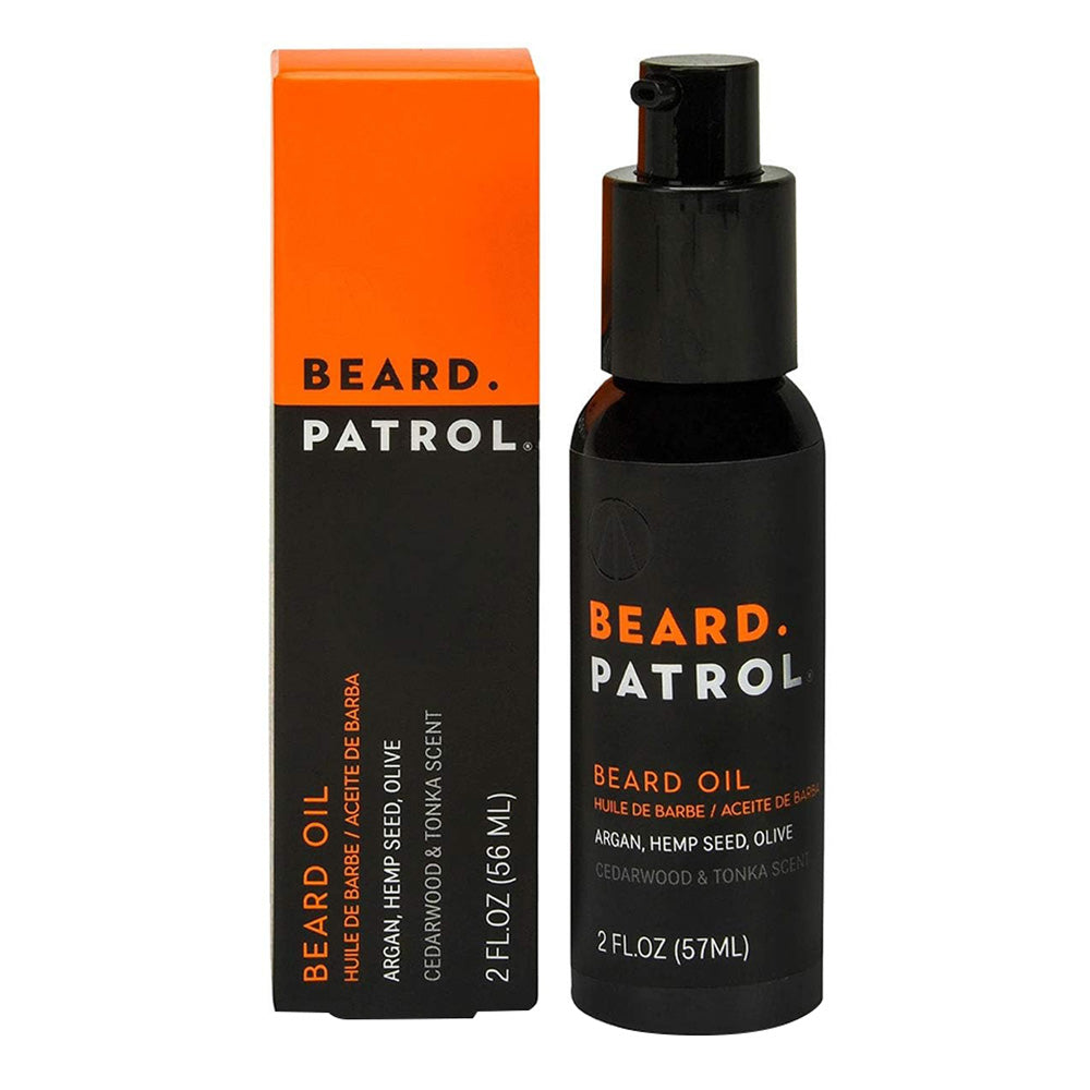 Beard Patrol Mens Beard Oil for Softens Smooths and Strengthens and Beard Growth 2Oz (57ml)