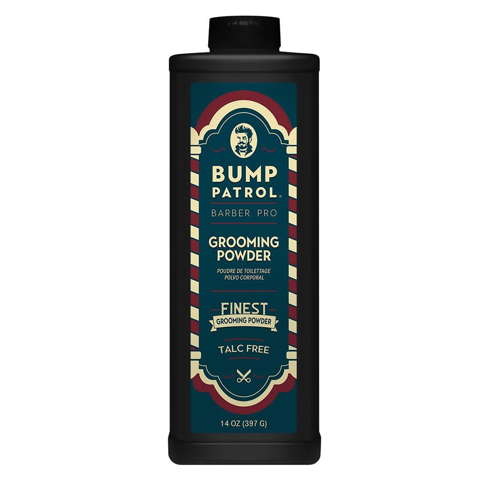 Bump Patrol Grooming Powder for Fresh Finish Talc Free Hair and Body Powder for Men 14Oz (397g)