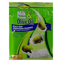 GroHealthy Milk Protein and Olive Oil Really Deep Conditioning Treatment, 1.7 Oz