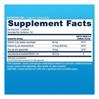 Florastor Select Daily Immune Support Probiotic Supplement with Zinc, Vitamin C and D3, 30 Ea