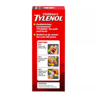 Tylenol Childrens Dye-Free Pain + Fever Relief Liquid, Acetaminophen, Cherry Flavor, 4 Oz