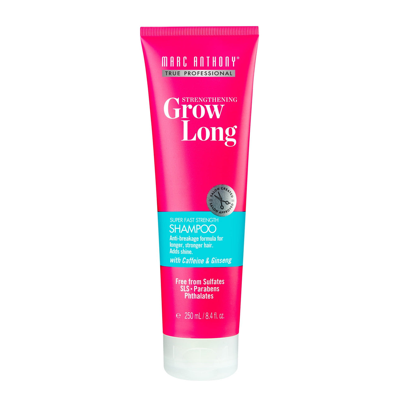 Marc Anthony Grow Long Caffeine Ginseng Strengthening Shampoo, 8.4 Oz