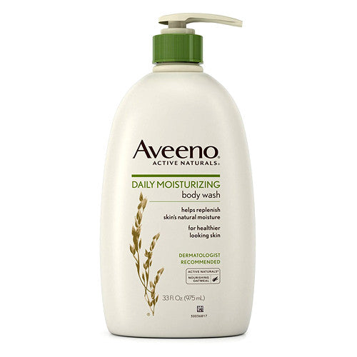 Aveeno Daily Moisturizing Body Wash Nourishing Oatmeal Liquid, 33 oz