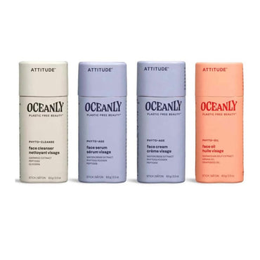 Attitude Oceanly Aging Skin Daily Facial Care Routine Kit, 4 Oz