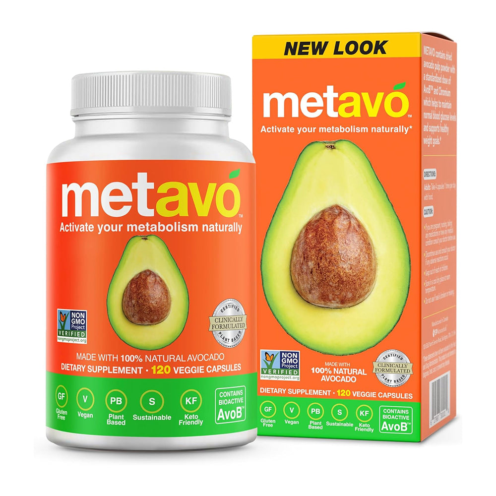 Metavo Metabolism Support Plant Based Capsules for Energy and Metabolic Health 120Ea