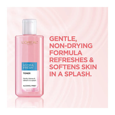 LOreal Paris HydraFresh Skin Toner, Alcohol-Free, 8.5 Oz