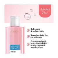 LOreal Paris HydraFresh Skin Toner, Alcohol-Free, 8.5 Oz