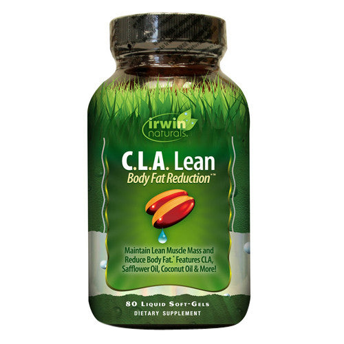 Irwin Naturals C.L.A. Lean Body Fat Reduction Liquid Soft-Gels, 80 Ea