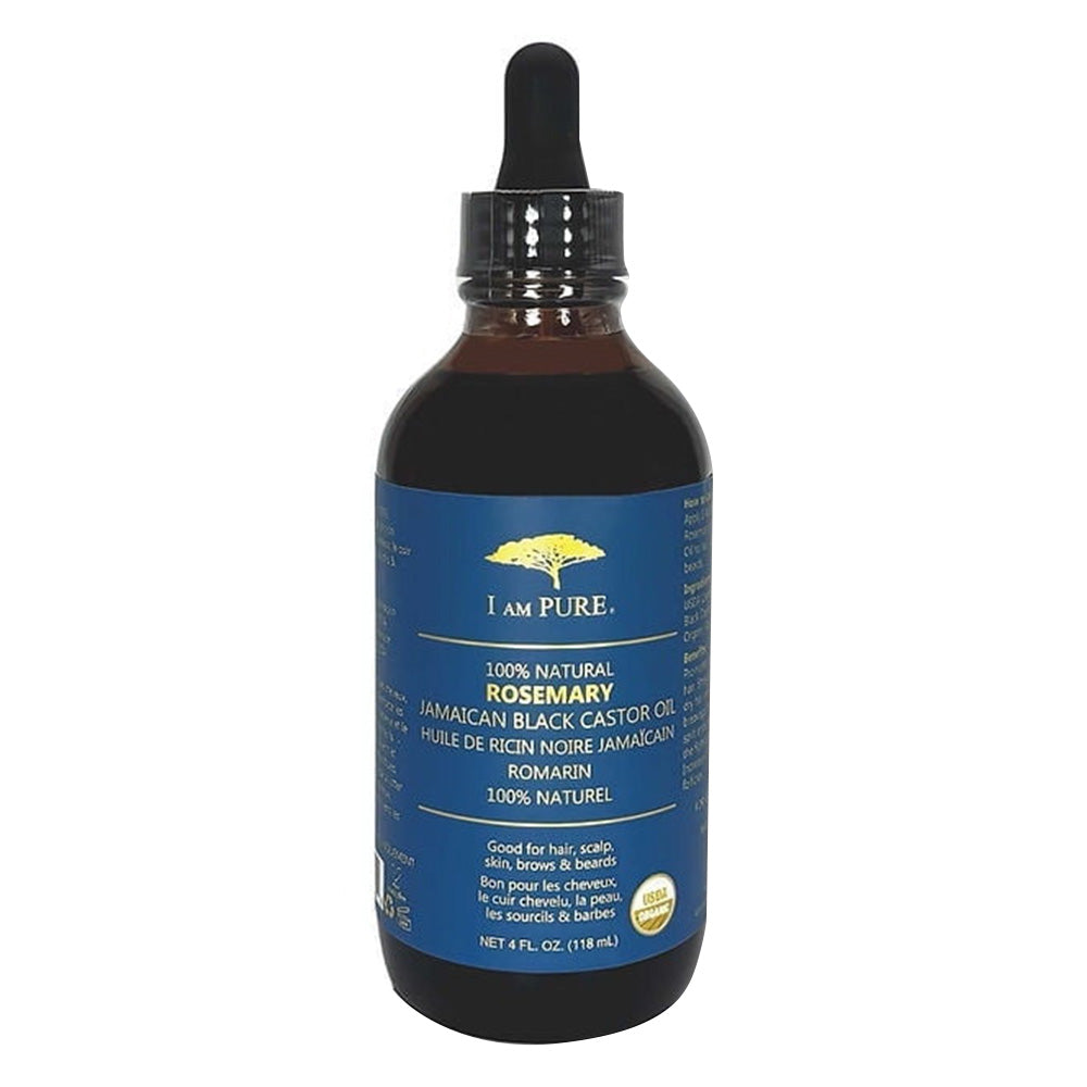I Am Pure Rosemary Jamaican Black Castor Oil Nourishing Hair Scalp and Skin 4Oz (118ml)