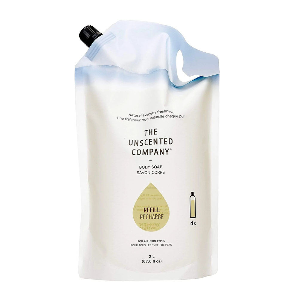 The Unscented Company Body Soap Refill Recharge Pouch, 67.6 Oz
