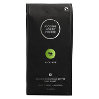 Kicking Horse Coffee Kick Ass Dark Roast, Whole Bean, 10 Oz