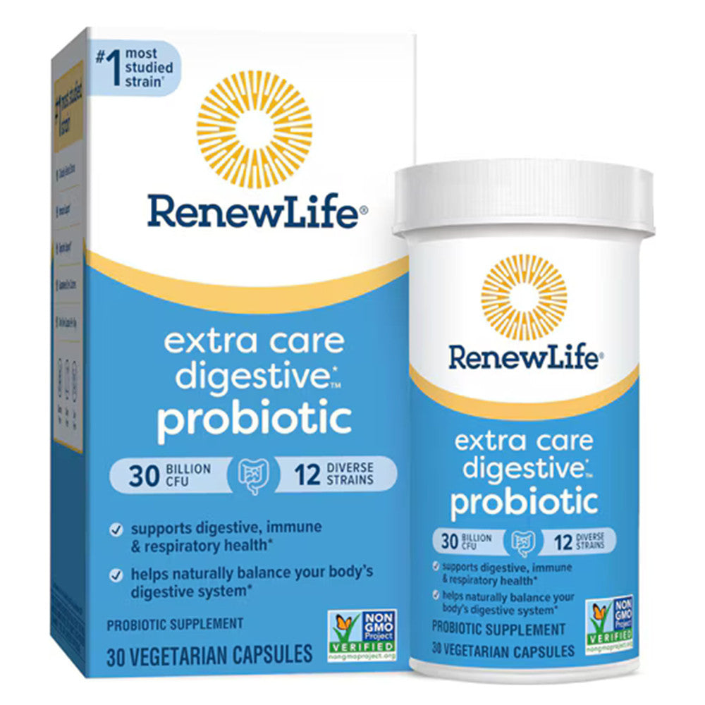 Renew Life Ultimate Flora Extra Care Probiotic Vegetarian Capsules - 30 Ea